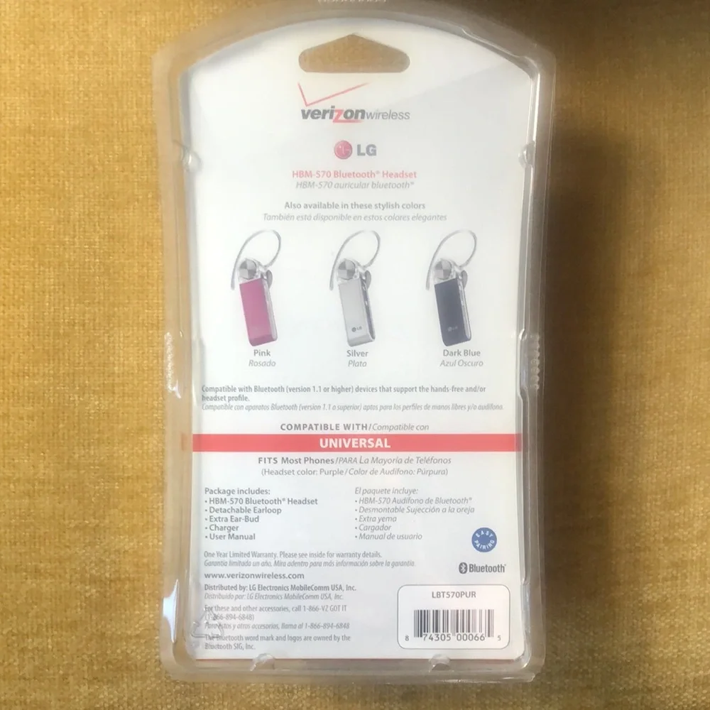 Bluetooth Headset - LG HBM-570 Dual Mic